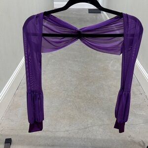 Revolution Purple Sheer Shrug
